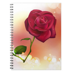 Rote Rosen Notizblock
