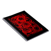 Rote Rosen Notizblock (Rechte Seite)