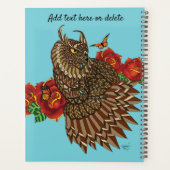 Rote Rosen Owl Blue Planer (Rückseite)
