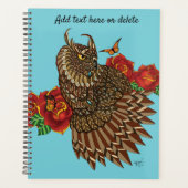 Rote Rosen Owl Blue Planer (Vorderseite)