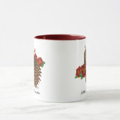 Rote Rosen Owl Blue Tasse (Zentrum)
