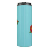Rote Rosen Owl Blue Thermosbecher (Rückseite)