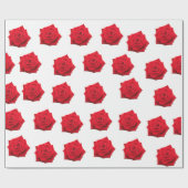 Rote Rosen Packpapier (Flach)