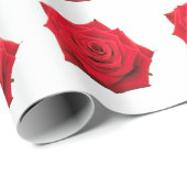 Rote Rosen Packpapier (Rolleneckpunkt)