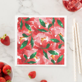 Rote Rosen Paper Dinner Napkins Serviette