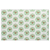 rote Rosen pentagram gothischer Weiße Stoff (Fat Quarter (45,7 x 55,9 cm))