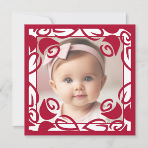 Rote Rosen Personalisiertes Foto Flachbildschirm