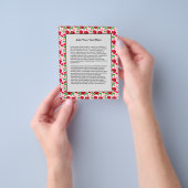 Rote Rosen Pink Hearts Happy Valentines Day Flyer (Gruppe)