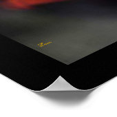 Rote Rosen Poster (Ecke)