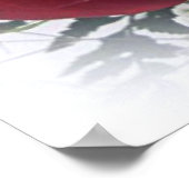 Rote Rosen Poster (Ecke)