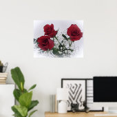 Rote Rosen Poster (Heimbüro)