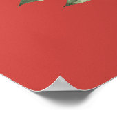 Rote Rosen Poster (Ecke)