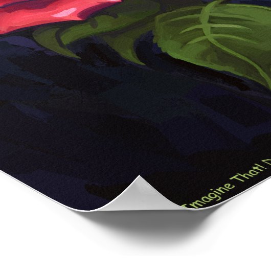 Rote Rosen Poster (Ecke)