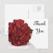 Rote Rosen Postkarte (Vorne/Hinten)
