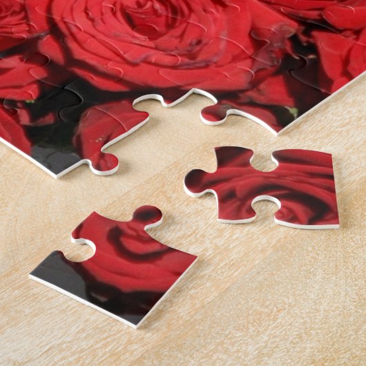 Rote Rosen-Puzzle Puzzle (Seite)
