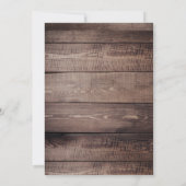 Rote Rosen Quinceañera Einladung (Rückseite)