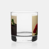 Rote Rosen Rocks Glass Whiskyglas (Links)