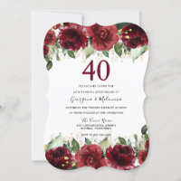 Rote Rosen Romantische Flora 40 Jahre alt