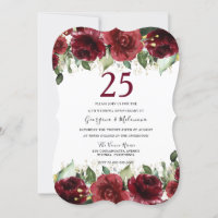 Rote Rosen Romantischer 25. Hochzeitstag