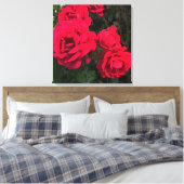 Rote Rosen Rosarium Leinwanddruck (Insitu (Schlafzimmer))