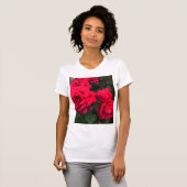 Rote Rosen Rosarium T-Shirt (Vorne ganz)