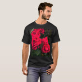 Rote Rosen Rosarium T-Shirt (Vorne ganz)