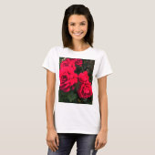 Rote Rosen Rosarium T-Shirt (Vorne ganz)
