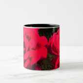 Rote Rosen Rosarium Zweifarbige Tasse (Mittel)