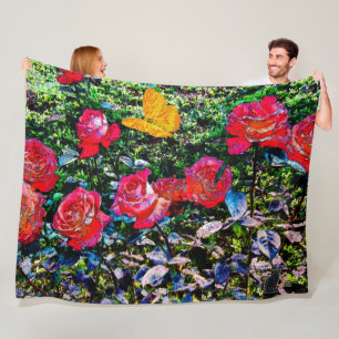 Rote Rosen Rote Rosen Fleece Blanket
