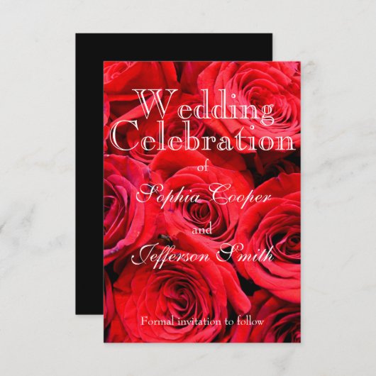 Rote Rosen Save The Date (Vorne/Hinten)