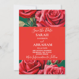 Rote Rosen Save the Date Einladung