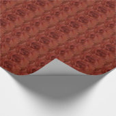 Rote Rosen, Schleifpapier Geschenkpapier (Ecke)