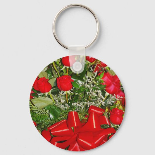 Rote Rosen_ Schlüsselanhänger (Vorderseite)