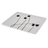 Rote Rosen Schneidebrett (Ecke)