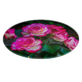 Rote Rosen Schneidebrett (Ecke)