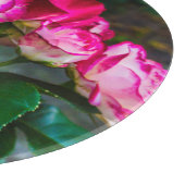 Rote Rosen Schneidebrett (Ecke)