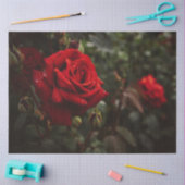 Rote Rosen Schöne Blüte 20x30 Decoupage Seidenpapier (Basteln)