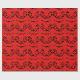 Rote Rosen Schöner Garten Geschenkpapier