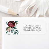 Rote Rosen Schwarzer Hintergrund Elegantes Skript (Insitu)