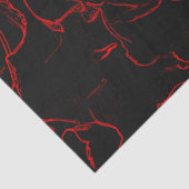 Rote Rosen schwarzer Hintergrund Seidenpapier (Detail)