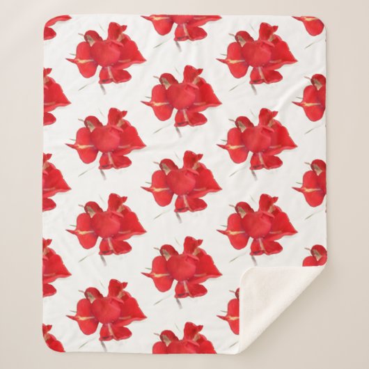 Rote Rosen, Sherpadecke (Vorderseite)