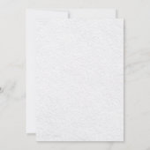 Rote Rosen Song von Solomon Hochzeit Einladung (Rückseite)