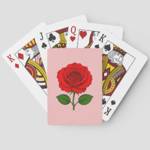 Rote Rosen Spielkarten