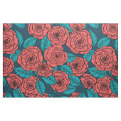 Rote Rosen Stoff (Fat Quarter (45,7 x 55,9 cm))