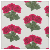 Rote Rosen Stoff (Muster)