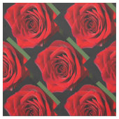 Rote Rosen Stoff (Muster)