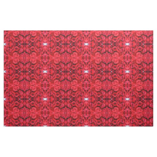 Rote Rosen Stoff (Fat Quarter (45,7 x 55,9 cm))