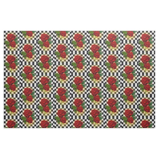 ROTE ROSEN STOFF (Fat Quarter (45,7 x 55,9 cm))