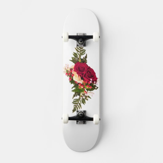 Rote Rosen Swagger Skateboard (Vorderseite)