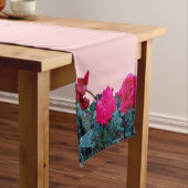 ROTE ROSEN TABLECLOTH KURZER TISCHLÄUFER (Beispiel)